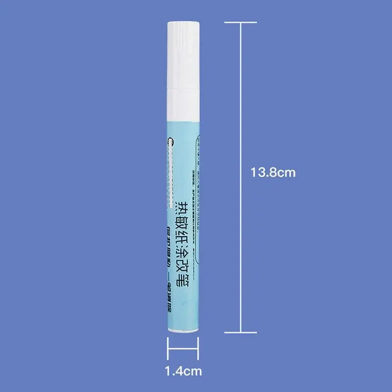 Thermal Paper Eraser Pen Parcel Label Data Correction Courier Shopping Bill Thermal Paper Eraser Pen Privacy Protection Pen Quake 1pcs