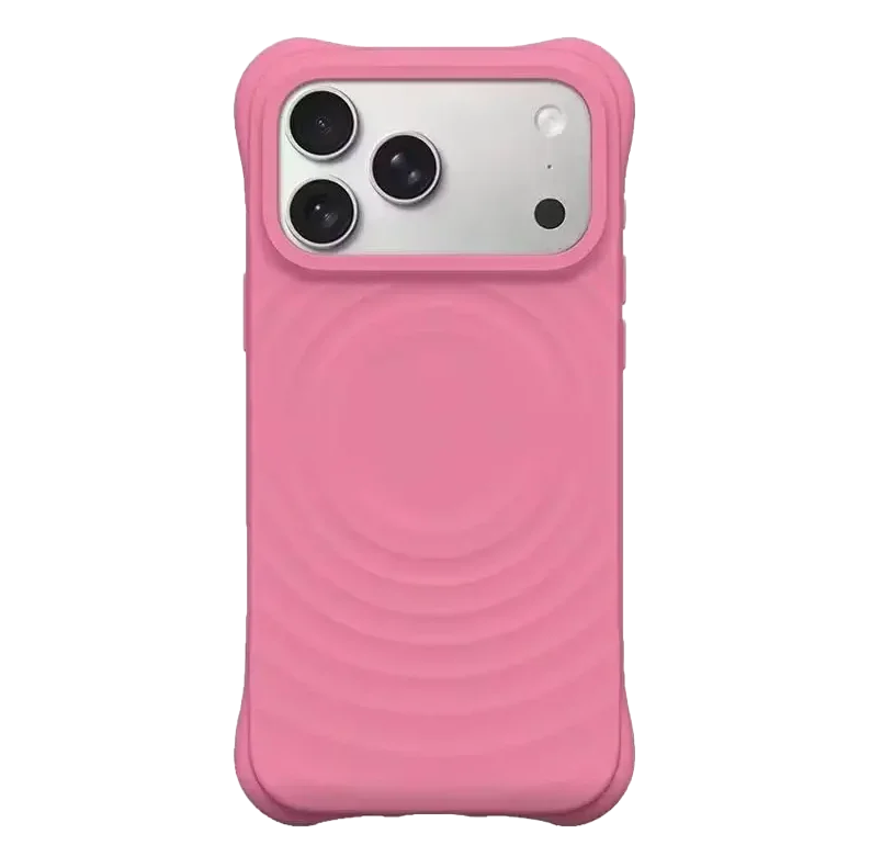 608233 Wave Magnetic Phone Cover for IPhone 13 14 15 16 17 18 Pro Max Case for IPhone 18Pro Quake