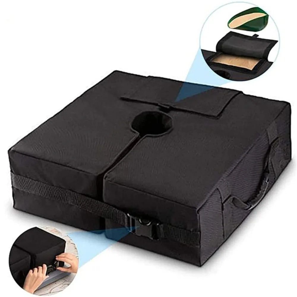 Outdoors Beach Wind-Proof Detachable Tent Accessories Fixed Sandbag Umbrella Sandbag Parasol Base Stand Sun Umbrella Base Quake