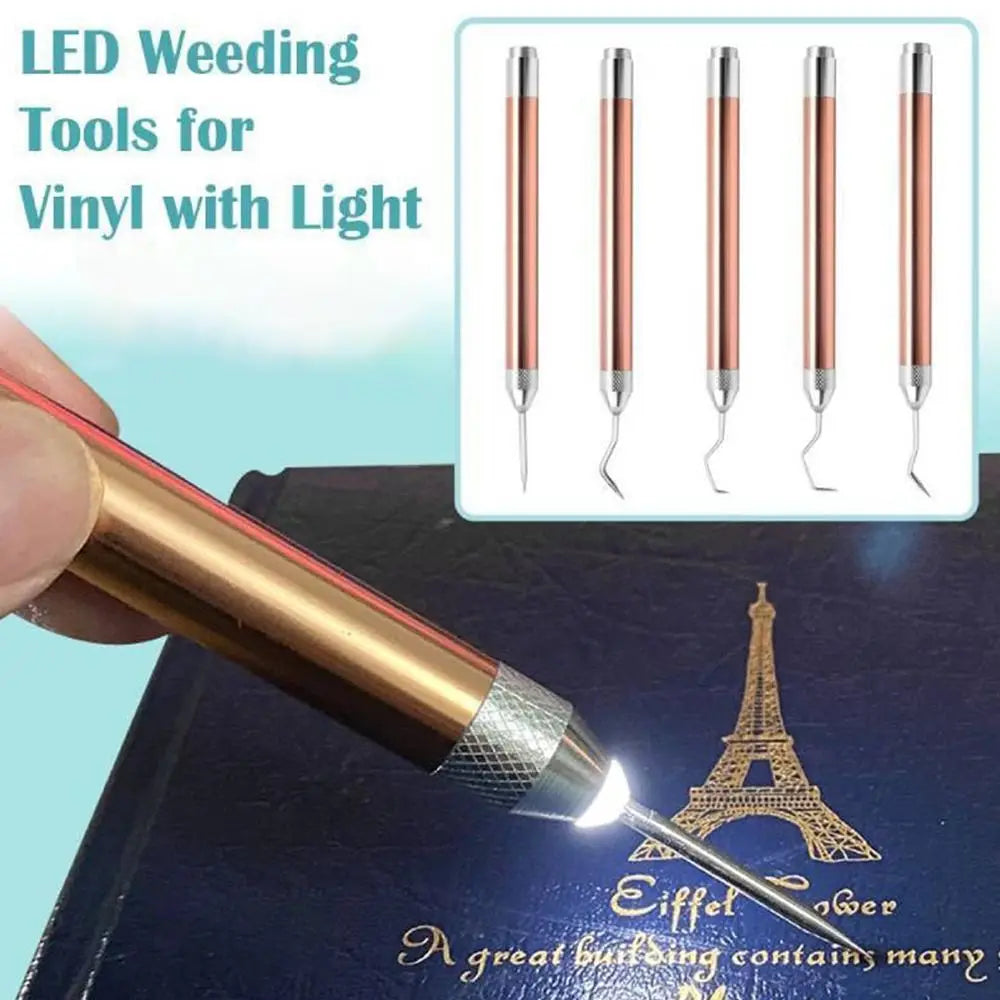 Portable Handheld DIY Carving Tool Iron-on Project Cutter Weeding Pen With Hooks Vinyl Weeding Pen Installation Quake