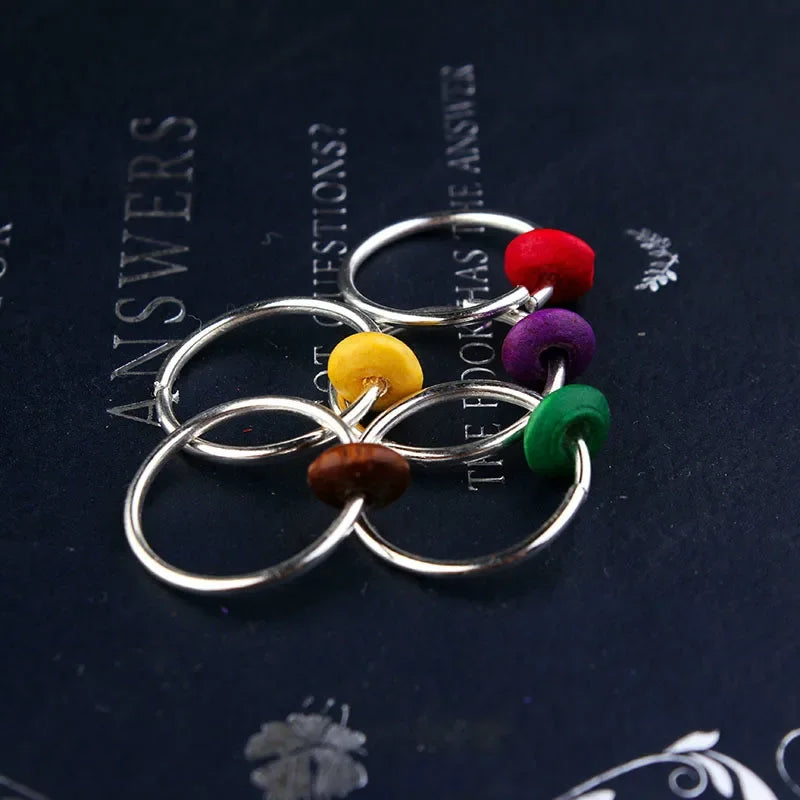 Metal Hair Braiding Rings Dreadlock Beads & Cuffs 5–8 Pcs