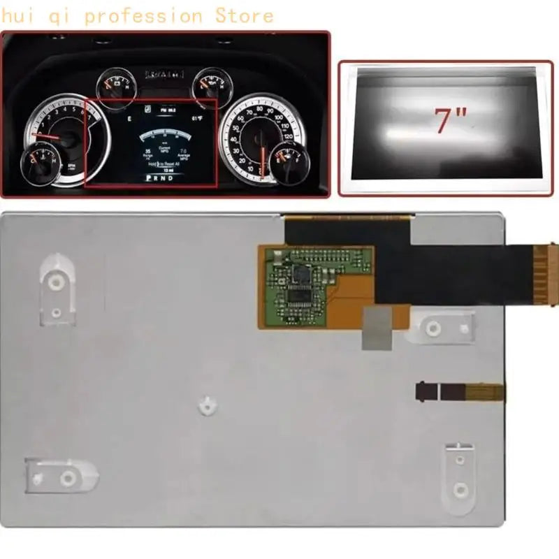 7 Inch LCD Screen Replacement For 1500 2500 3500 P56045644AF DJ070NA-02E Models With Wide Viewing P56045644AH H8WE Quake