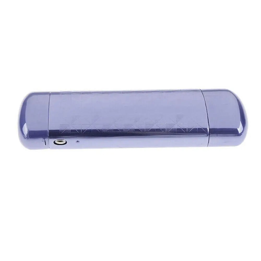 Vintage Hard Metal Glasses Box Capsule Flip Metal Eyeglasses Case Superior Aluminum Portable Eyeglasses Accessories Quake Purple