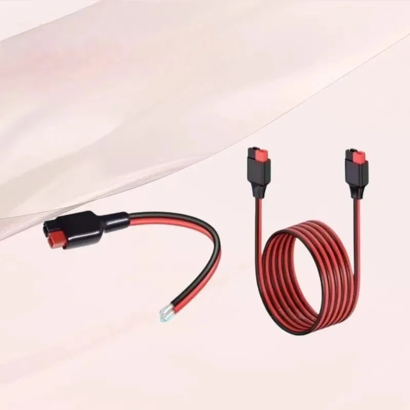 12AWG 30A Plug Connector Cable Solar Male to Female Connection Cord Outdoor Energy Storage Electric Vehicles Power Adapter Quake