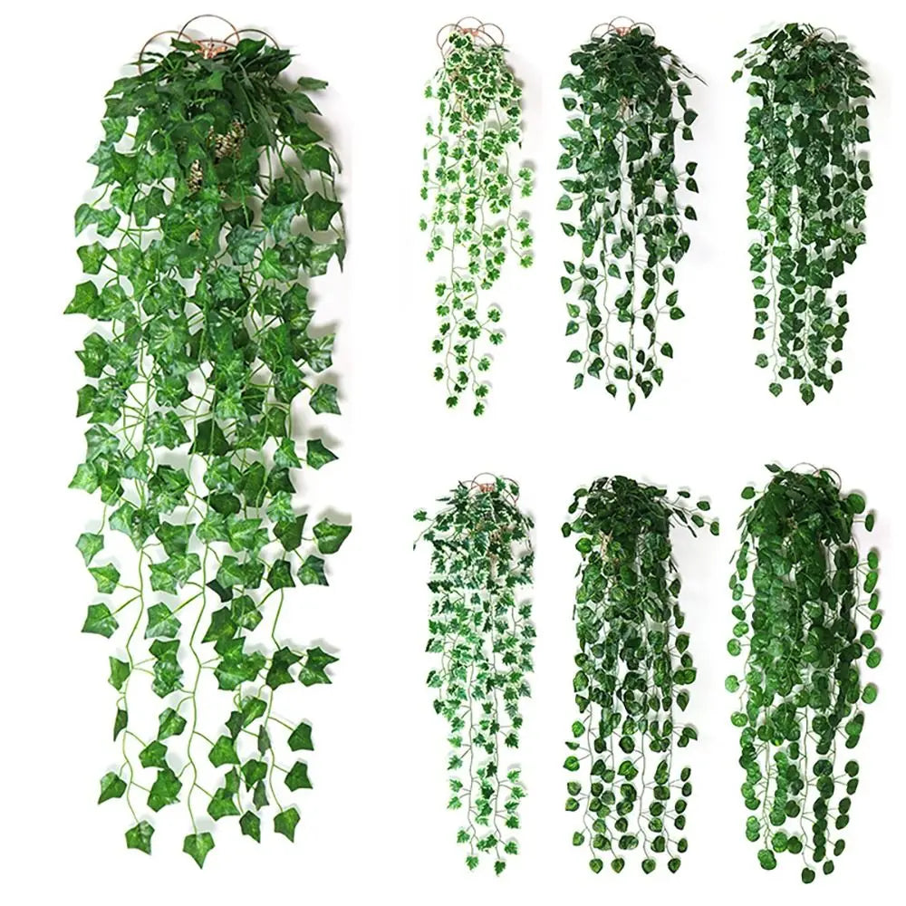 Artificial Ivy Garland Leaves Fake Hanging Plants Greenery Foliage Garland Trailing Vine Party Wedding Home Decor Quake