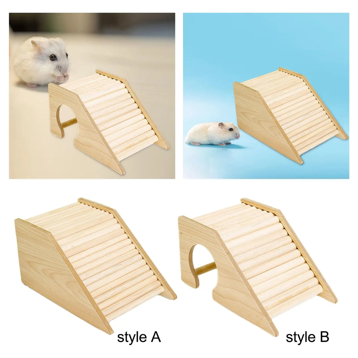 Bridge for Climbing Ladder Bridge Piggies Hammock Small Pets Accessories Bunny Hiding Wooden Climbing Bridge Ladder Quake