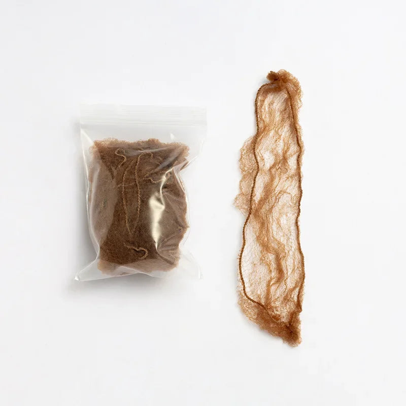 5mm 20Pcs Invisible Nylon Hairnet Hair Nets for Wigs Weave Disposable Hair Soft Lines Dancing Hairnet for Bun Hair Tools Quake 20pcs NO.2