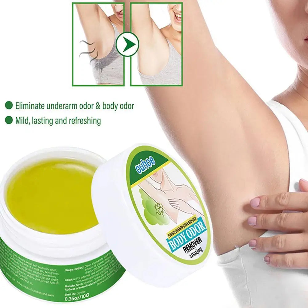 Body Odor Remove Cream Underarm Bad Smell Sweating Removal Armpit Refreshing Antiperspirant Lasting Aroma Deodorant Body Care Quake