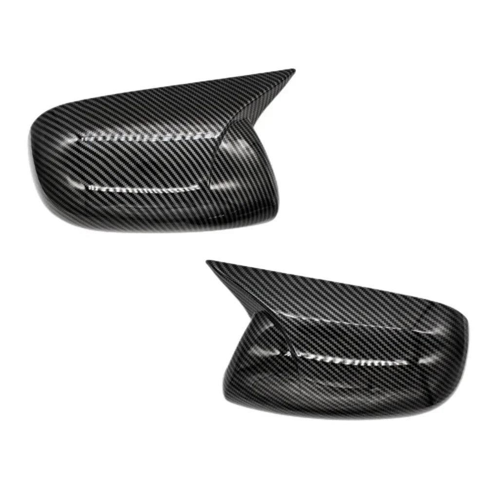 For Toyota Corolla 2007-2013 Car Sticker Rearview Side Mirror Cover Wing Cap Exterior Case Trim Accessories Vehicle Decoration Quake Carbon
