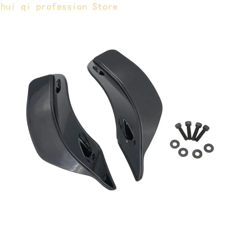 Aerodynamic Cycle Side Panes Consistent 2015 2021 Traveling Motorcycles Strengthened Cycling Comfort H8WE Quake Black CN
