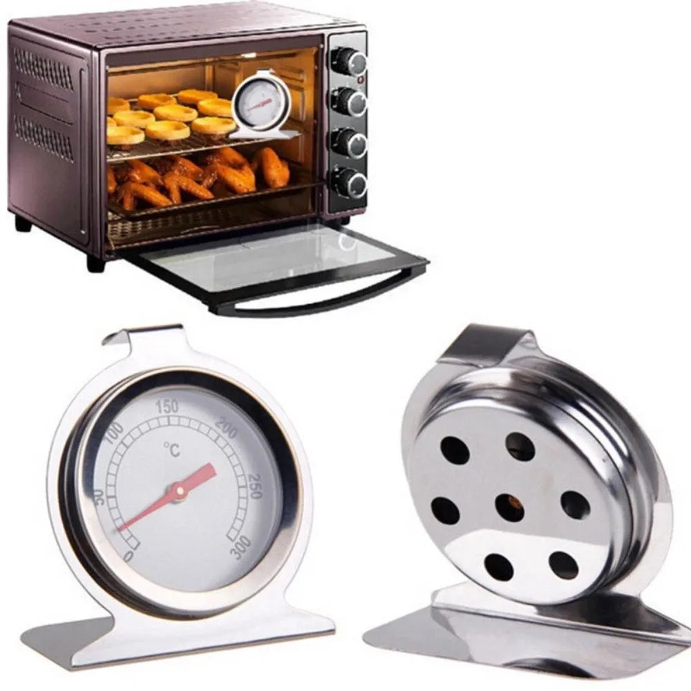 Stainless Steel Oven Cooker Thermometer Temperature Gauge Mini Thermometer Grill Temperature Gauge for Home Kitchen Food HOT Quake