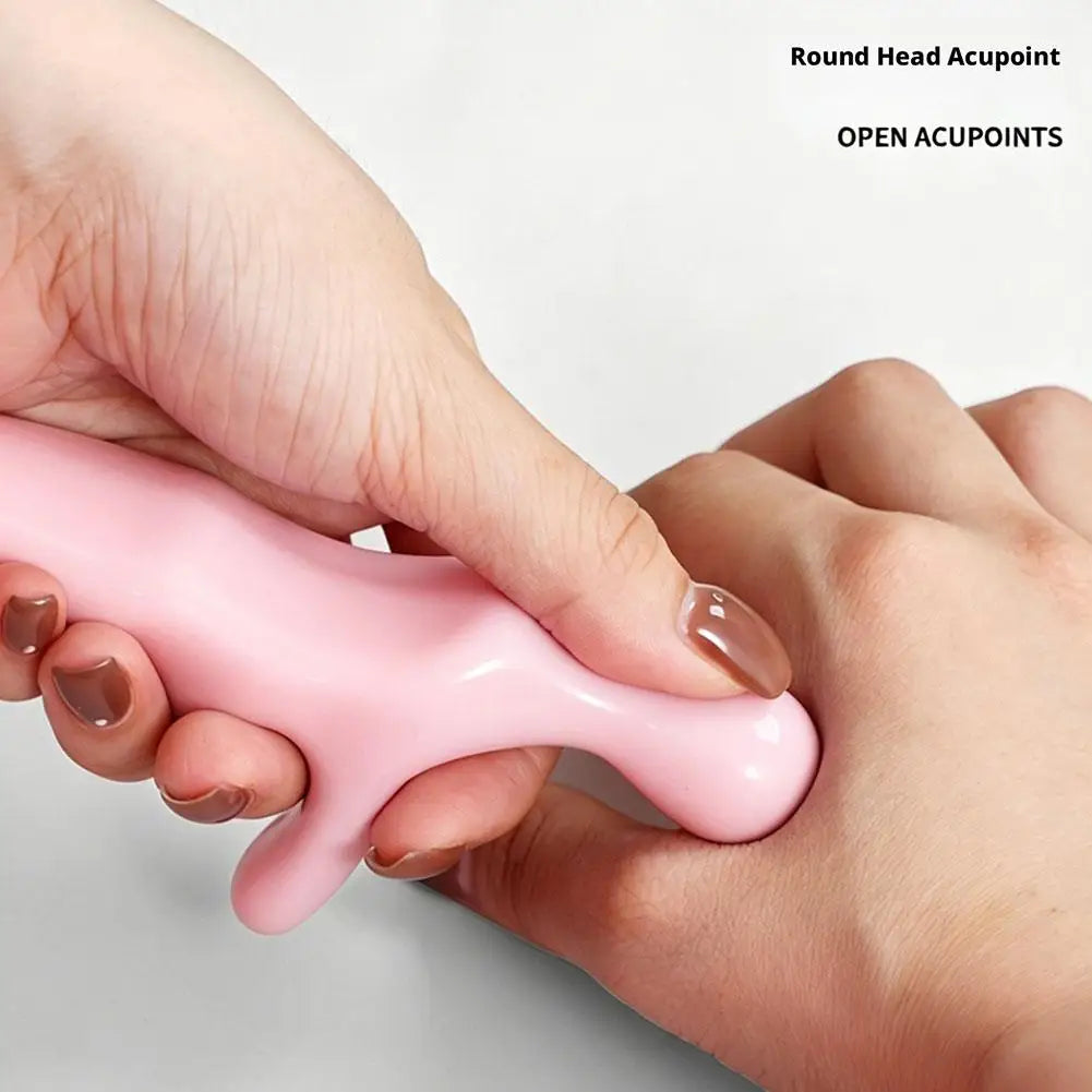 Manual Trigger Point Massage Tool Thumb Saver Deep Tissue Massage for Whole Body, Knot and Stress Relief Muscle Relaxation Quake