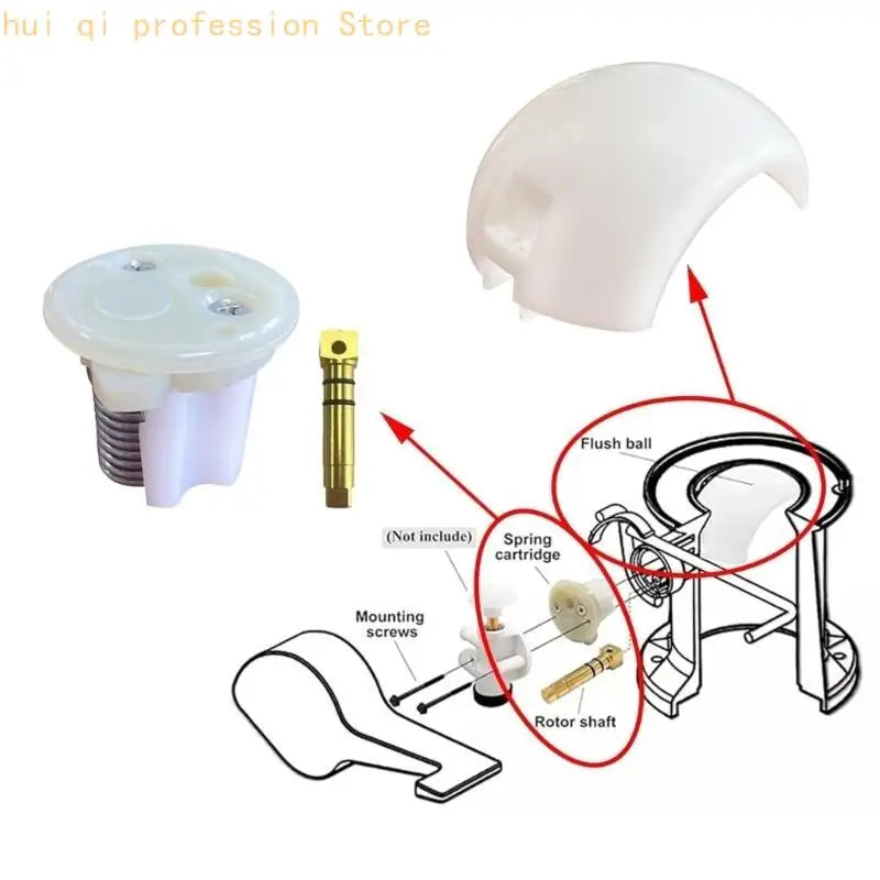 Efficient Toilet Flush Ball Set 385318162 600342537 600342766 For Improved Sanitation Longevity Ensures Optimal Hygiene H8WE Quake