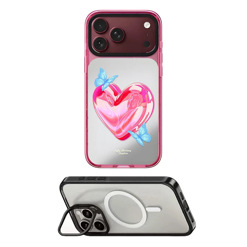 6092076 Impact Case - Mirror / Glaze Magnetic Cover: Compatible with IPhone 18 17 Pro Max 18Pro Quake