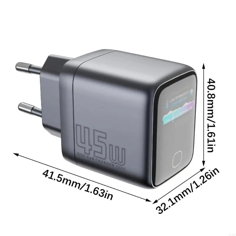 45W Fast Chargers With Intelligent Screen For Charging Progress Monitoring Type C Charging Block For Phone Tablet K1KF Quake