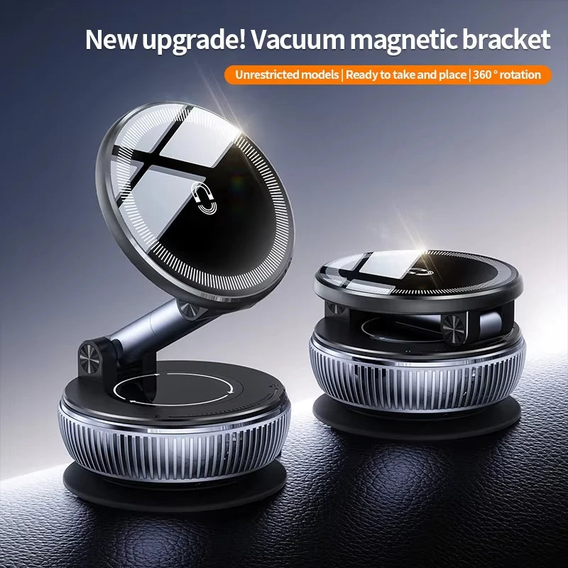 Upgraded Vacuum Magnetic Phone Holder Stand, for Magsafe Suction Cup Phone MountAdjustable Swivel Lock Quake Default Title