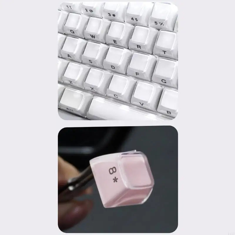OEM Profile Keycap with Side Print, 113 Keycaps for Mechanical Keyboard Lighting, Daily Typing, and Layout Coverage K1KF Quake
