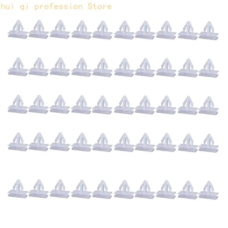 Car Trim Panel Retaining Clips with Plastic Push-in Design for Side Skirt H8WE Quake 50PCS CN