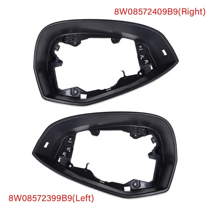 For Audi A4 A4L B9 2017-2023 A5 2017-2021 1x Left Right Sdie Car Rearview Side Mirror Frame Cover Case Shell Vehicle Accessories Quake