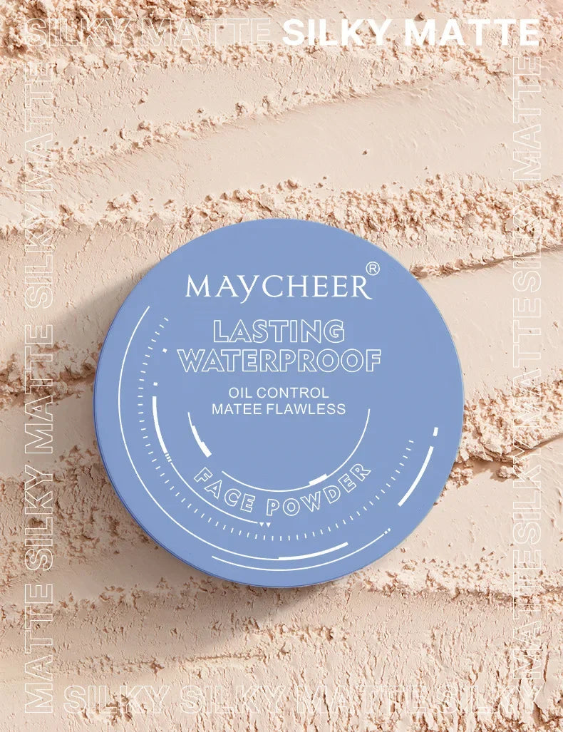 Silky Oil-Control Soft Powder Natural Long-Lasting Makeup Setting Concealer Waterproof Antioxidant Beauty Makeup Finishing Powde Quake