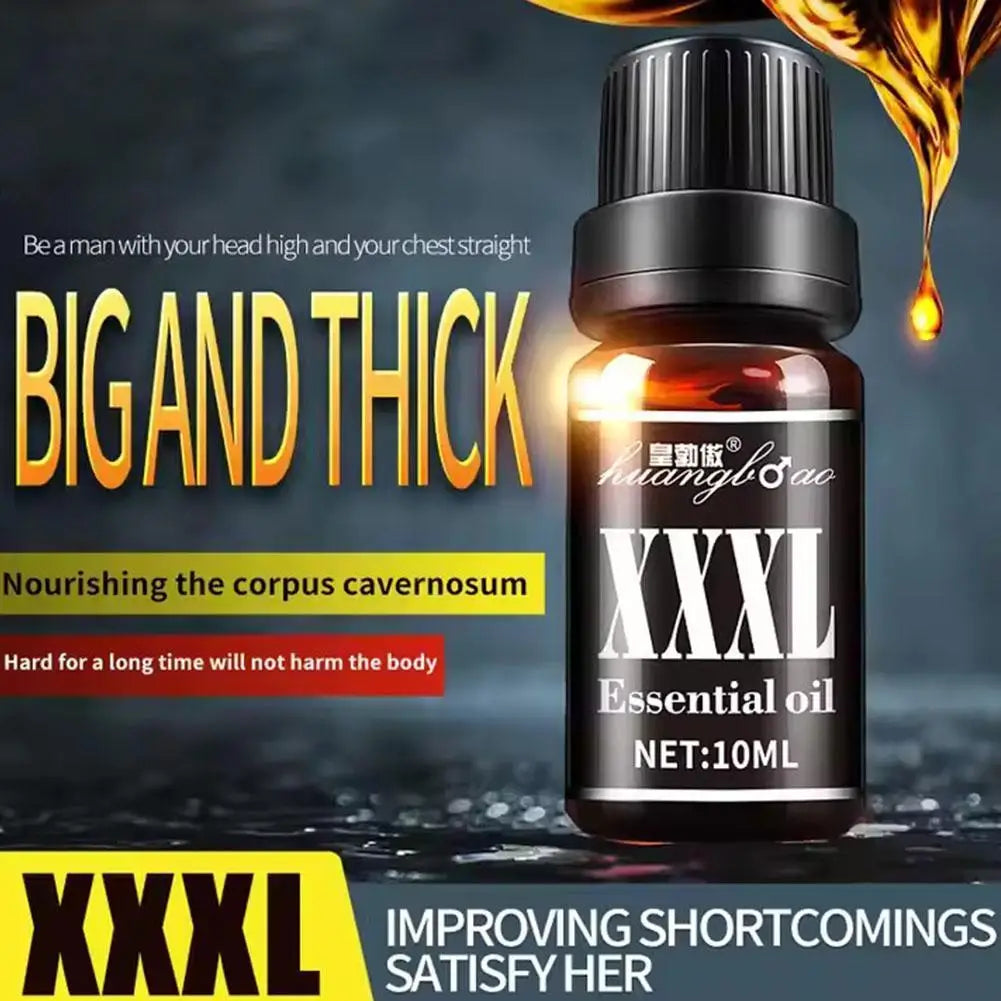Men's Big Size XXXL massage oil Enlargement Gel Lasting Erection Massage Oil Enlarge Thickness, Strength & Prolonged Performance Quake