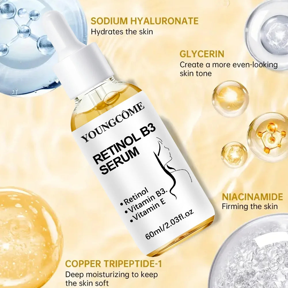 Retinol B3 Face Essence Fade Fine Line Lifting Firming Repair Smooth Deep Moisturizing Nourish Tighten Skin Care Quake