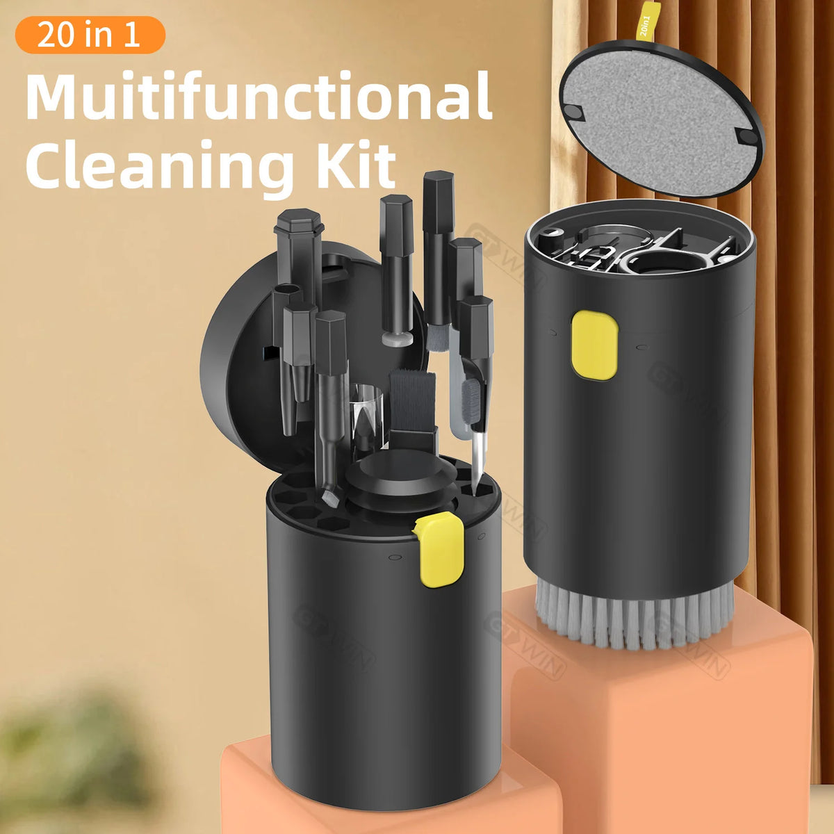 Multi-function Phone Tablet Keyboard Cleaning Kit for iPhone and AirPod headphone Brush Keyremover screen cleaner Quake