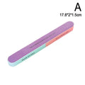Professional Nail File Nail Buffers Blocks For Natural Nails Shine Smoother Upgrade Seven Steps Polisher Fingernail Files Buffer Quake 17.8cm long CN