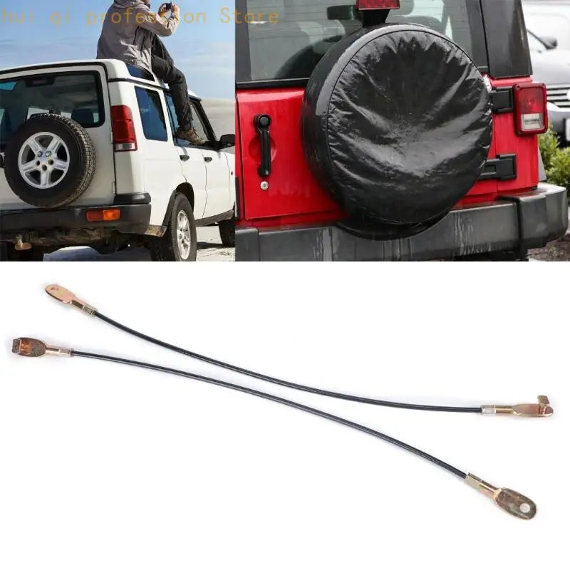 Rear Opening Cable Set Part BYC500070, Pair of Replacement Cables for Cargo Door Repair, Routine Service Work, and Rear Door Quake CN