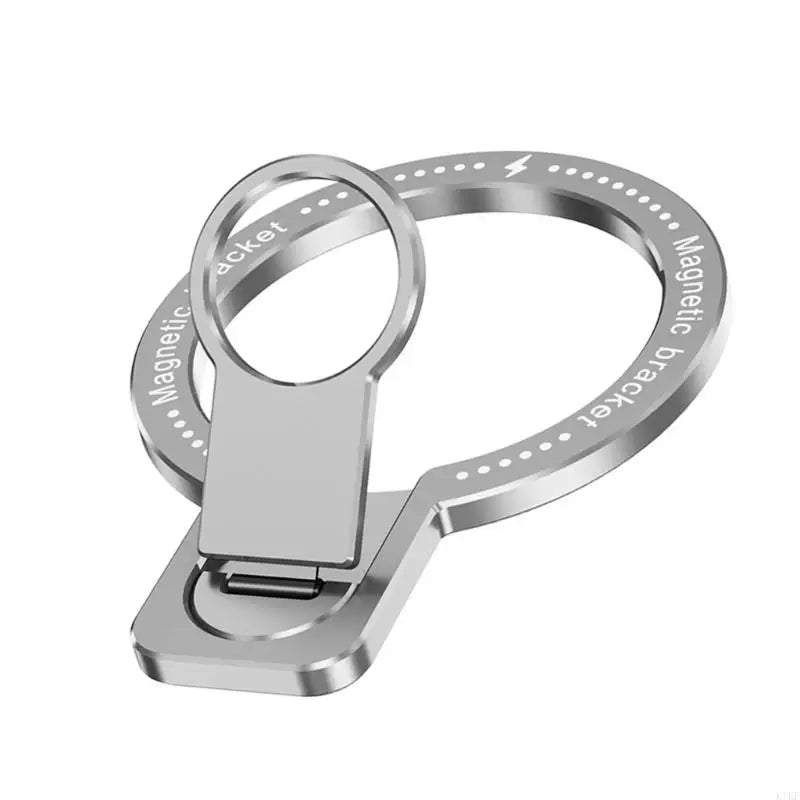 Thin Portable Foldable Phone Holder 360 Rotation Aluminum Phone Stand Simple Installation for Magnetic Devices K1KF Quake