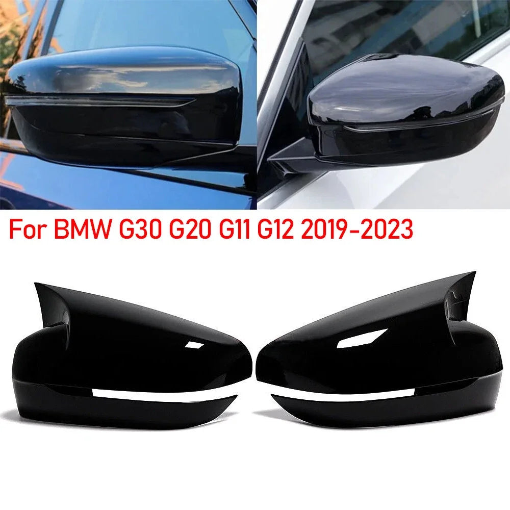For BMW 3 4 5 7 8 Series G20 G21 G28 G22 G11 G12 G30 G38 Rearview Side Mirror Cover Wing Cap Sticker Door Rear View Case Trim Quake