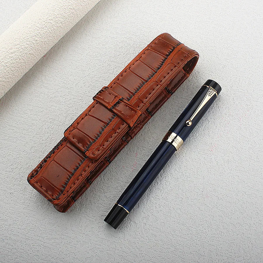 Jinhao 100 Centennial Resin Fountain Pen Starry Blue with Golden Clip EF/F/M/ Nib Ink Pen Business Office Writing Gift Pen Quake 100-4 M 0.7MM