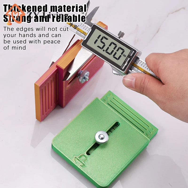 1Pc Furniture Film Tint Edge Cutting Small Guide Plate 5-45mm Distance Precise Trimming Tool For Carbon Fiber Car Film Wrap Quake