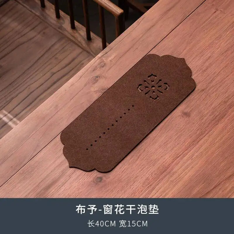 Waterproof Dry Bubble Mat Tea Mat Tea Seat Hollow Anti-scald Cup Mat Tea Tray Teapot Mat Quake Dry Bubble Mat