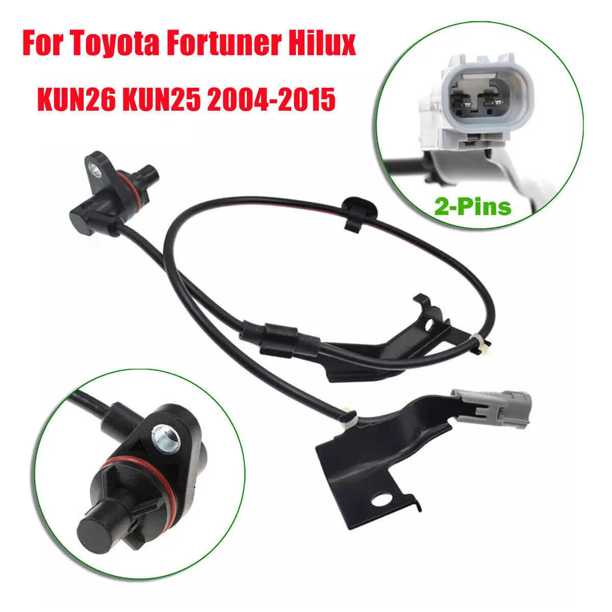 89546-71030 8954671030 Rear Left LH ABS Wheel Speed Sensor For Toyota Hilux Vigo KUN25 KUN26 Fortuner 2004-2015 Replacement Part Quake