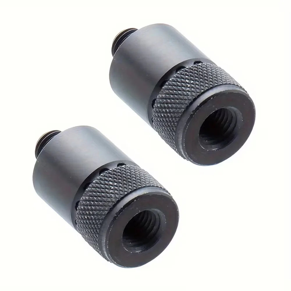 2Pcs/Set Fishing Alarm Bracket Connectors Fishing Alarm Bracket Link Equipment Magnetic Fishing Alarm Adapters for Fishing Rod Quake