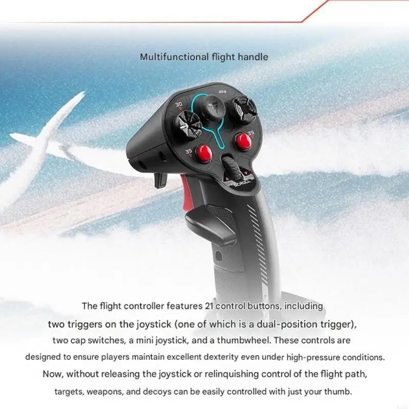 Metal Base Flight Simulation with Stable Support Multifunction Flight Control System Emulator Gear for OS 10/11 K1KF Quake