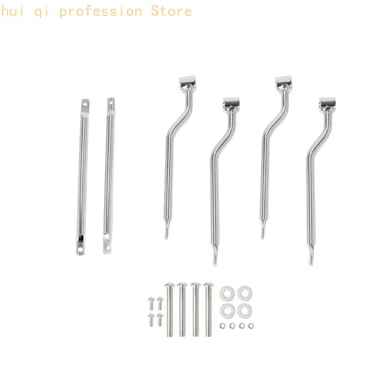 Motorcycle Saddlebag Support Bracket Side Bag Mounting Device Simple Installation for Custom Cruisers & Retro Bikes H8WE Quake Electroplating color CN