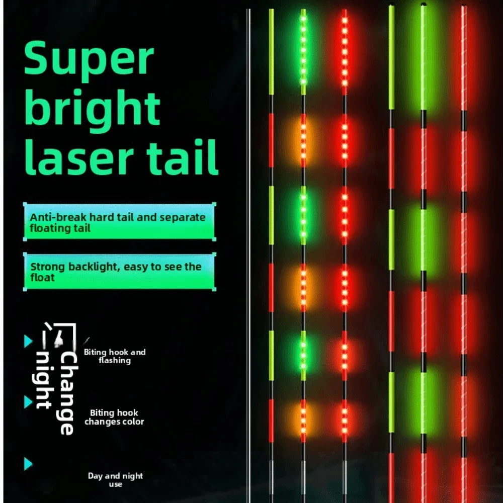 Super Bright LED Smart Float Top Luminous Ultra Sensitive Electronic Floats Electronic Design Smart Technology Quake