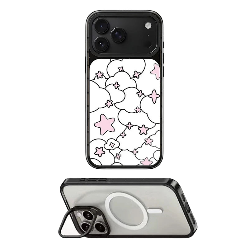 6092082 Impact Case - Mirror / Glaze Magnetic Cover: Compatible with IPhone 18 17 Pro Max 18Pro Quake stand (MagSafe) 4 for iPhone18 Pro Max