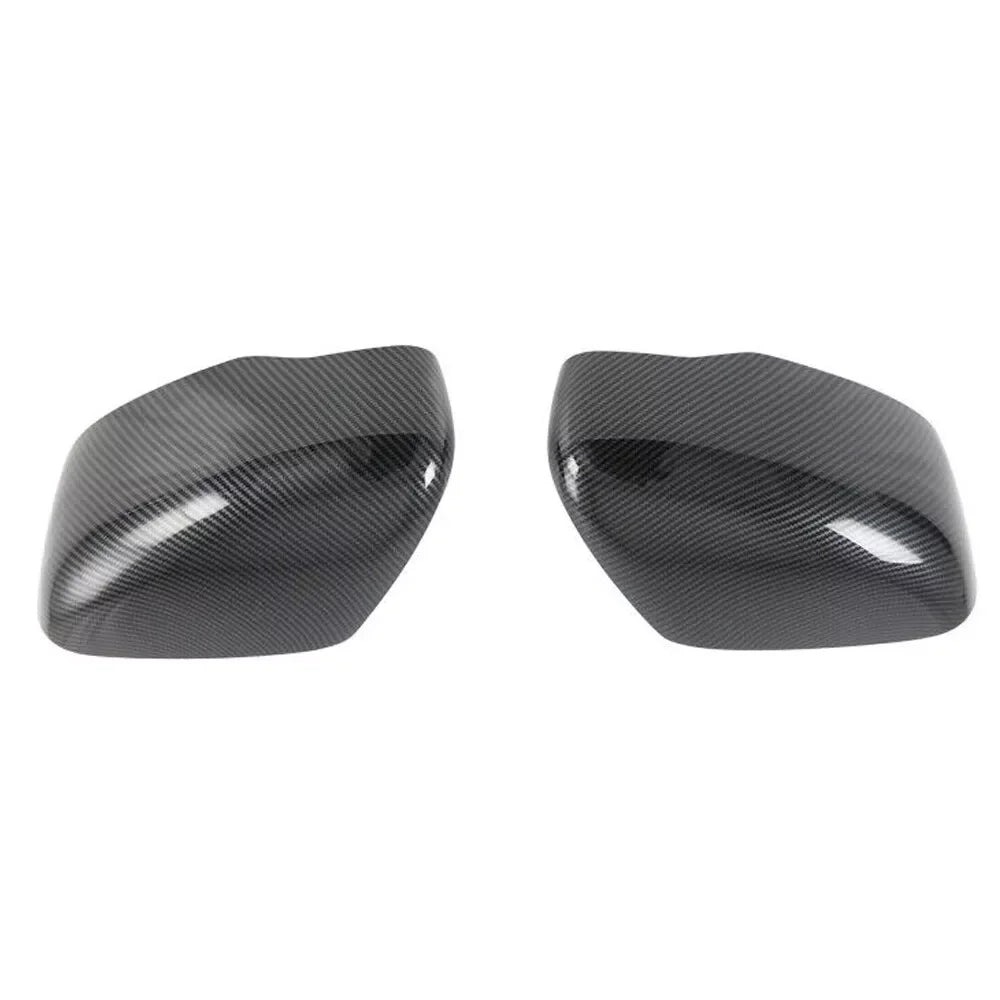 For Nissan Navara D23 NP300 2017-2019 Car Sticker Rearview Side Mirror Cover Wing Cap Exterior Door Rear View Case Trim Carbon Quake