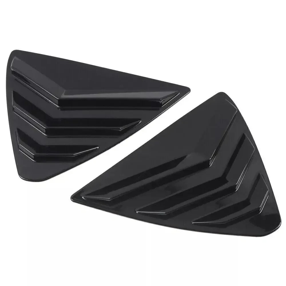 For Mazda CX-5 CX5 2017-2023 Car Rear Louver Window Side Shutter Cover Trim Sticker Vent Scoop ABS Carbon Fiber Accessories Auto Quake