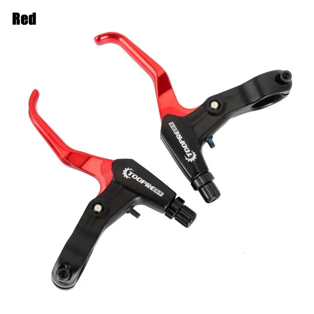 5 Colors Disc Brake Set Ultralight MTB Mountain Bike V/Disc Brake Lever Cycling Brake Levers BMX Brake Handle Quake Red
