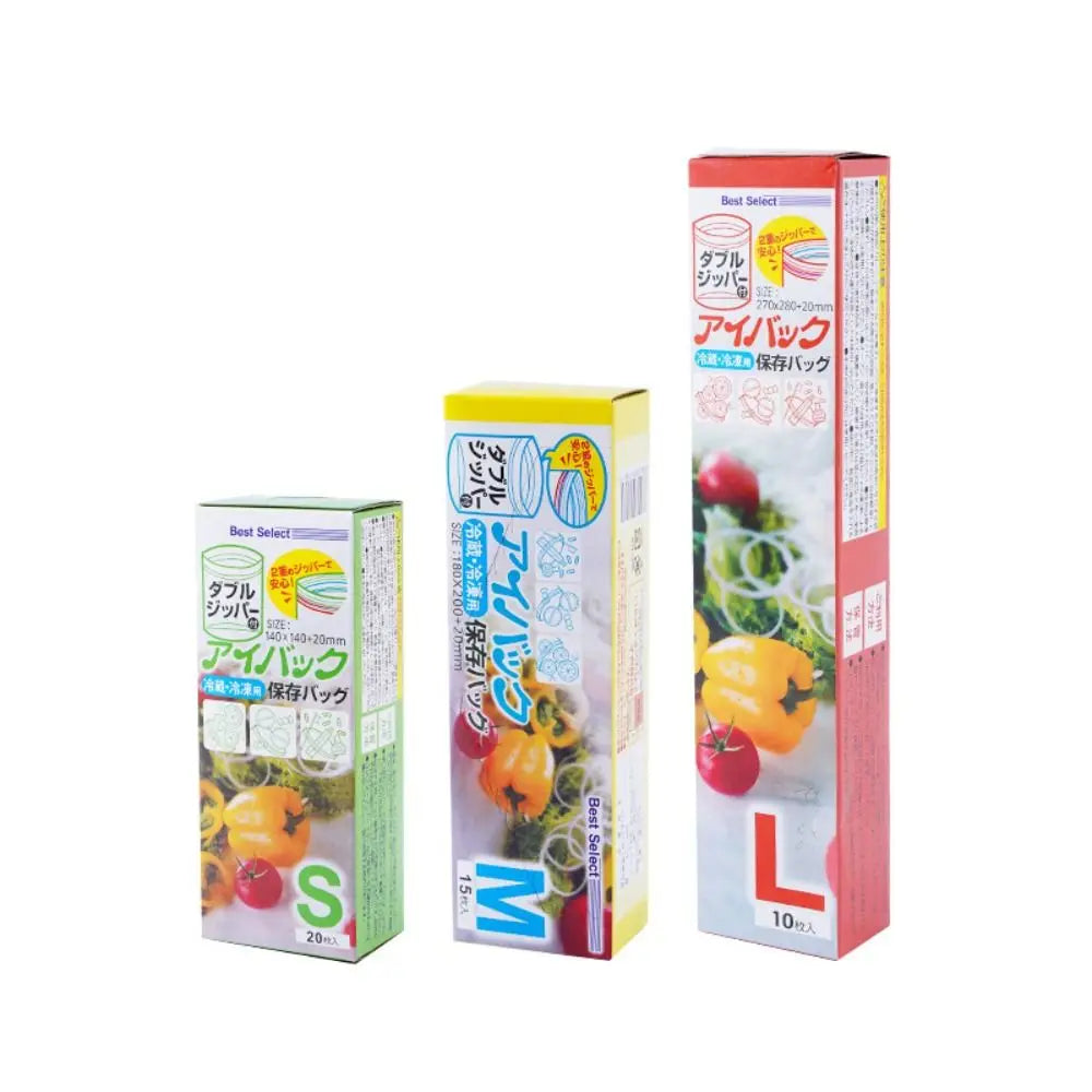 Sealed Bag Fresh-keeping Food Ziplock Bag Household Plastic Bag Thickened Refrigerator Storage and Freezing Packaging Bag Quake