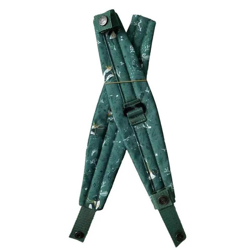 Universal Nylon Backpack Shoulder Strap Waterproof Widened Decompression Strap Detachable Bag Strap for Kankens Bag Accessories Quake green