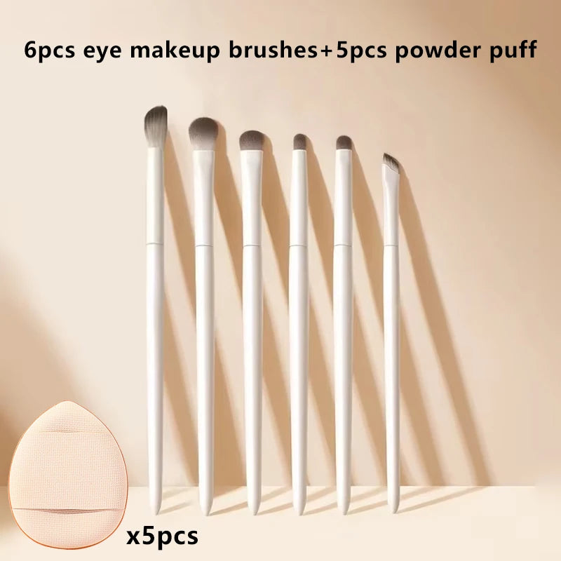 5/6/8/10pcs Makeup Brushes Set Professional Soft Eye Makeup Brushes Contouring Eyeshadow Eyeliner Eye Detail Brush Makeup Tools Quake Set-11pcs