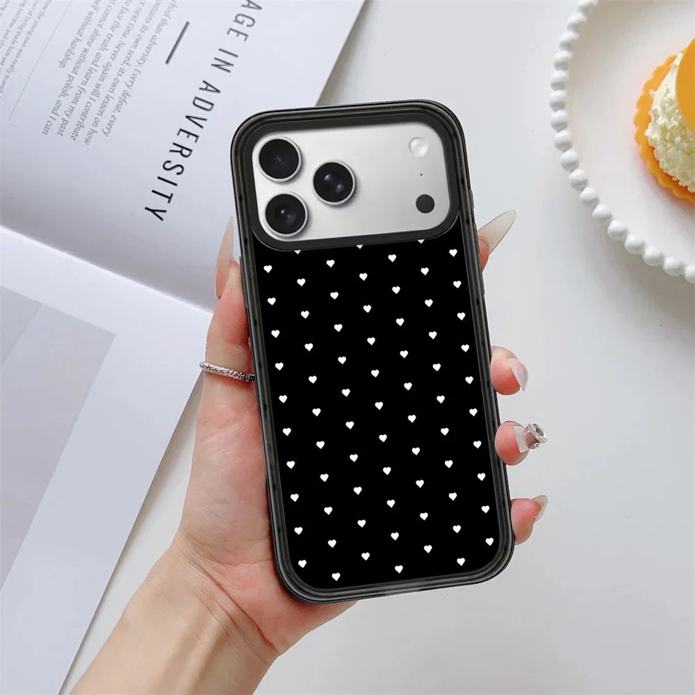6092096 Mirror / Impact Black Border Magnetic Case: Compatible with IPhone 18 17 16 15 14 13 Pro Max 18Pro Quake