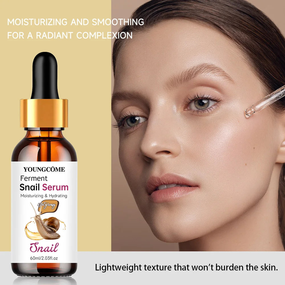 Snail Collagen Face Serum Facial Skin Care Anti-aging Wrinkle Moisturizing Whitening Firming Skin Essence Shrink Pores Korean Quake