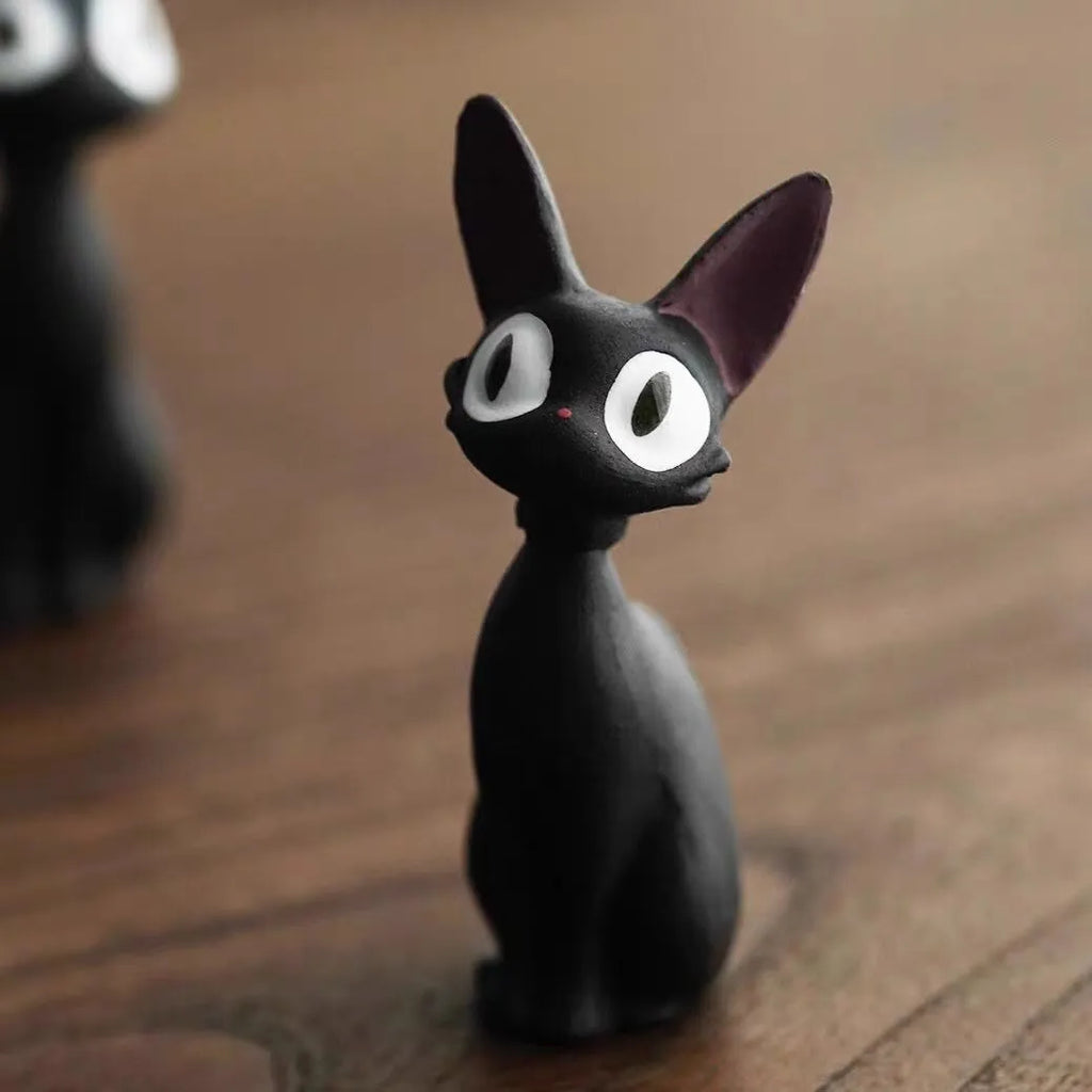 Zisha Tea Pet Cat Little Black Cat Zisha Cultivable Ornament Tea Table Tea play Ornament Ceremony Quake 1PCS