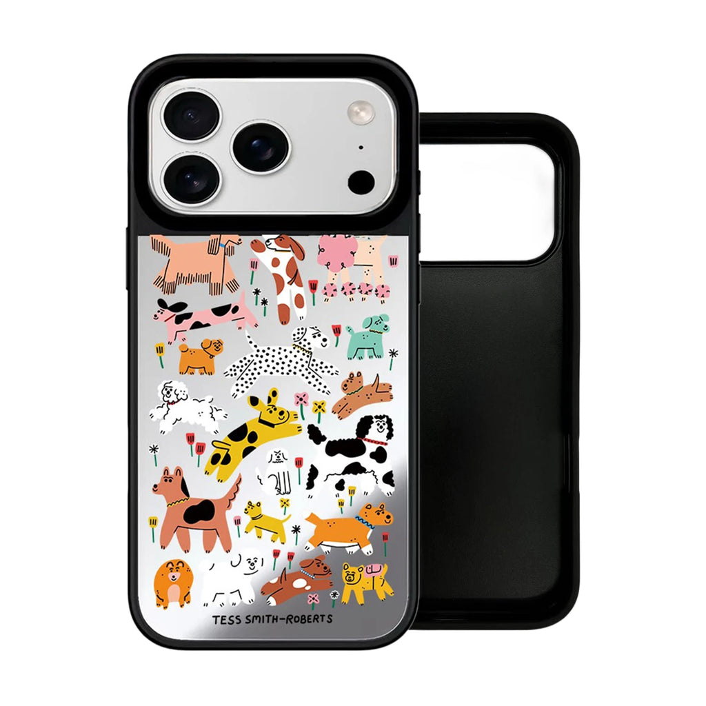 6090493 Mirror Surface Magnetic Phone Case Cover for IPhone 13 14 15 16 17 18 Pro Max Case Cartoon Quake